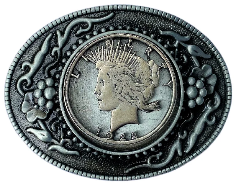 Western Liberty Dollar Belt Buckle