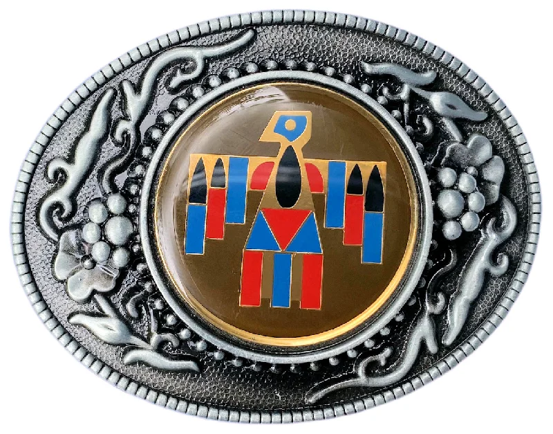 Western Totem Belt Buckle