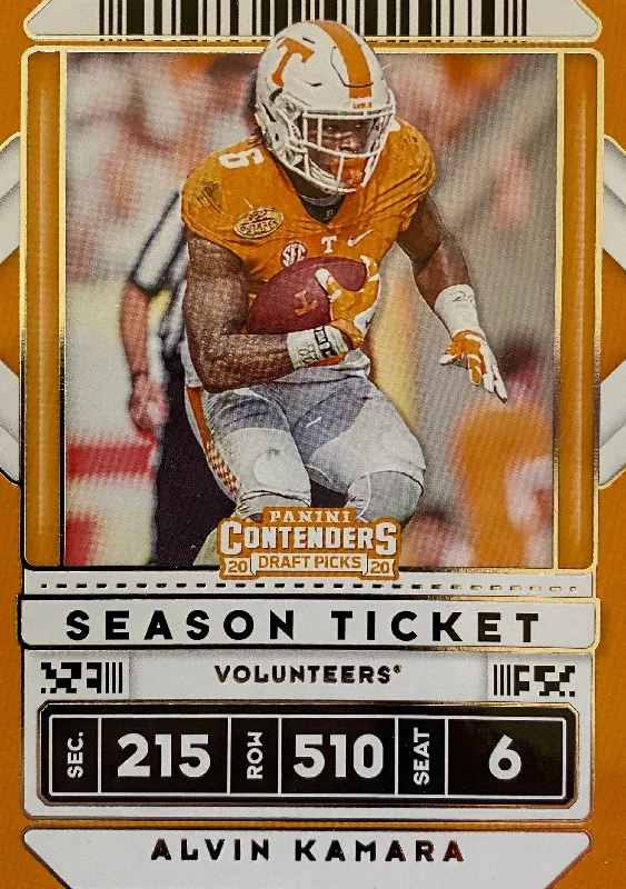 Alvin Kamara University of Tennessee Football Card Belts