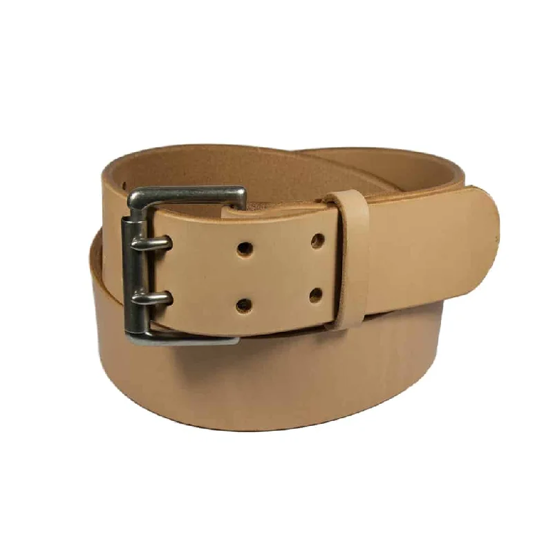 Barnes & Moore Heavyweight Belt - Natural Harness/Nickel