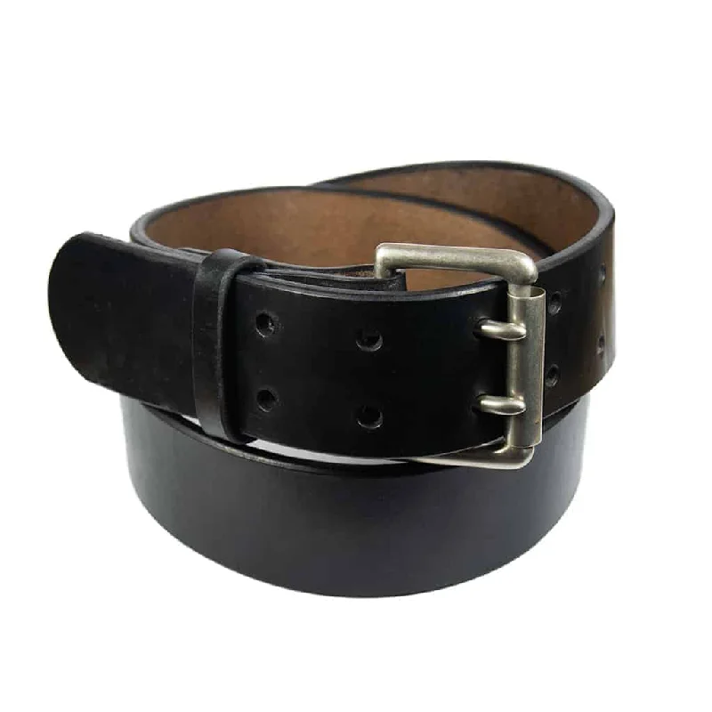 Barnes & Moore Heavyweight Belt - Oak Bark Black/Nickel