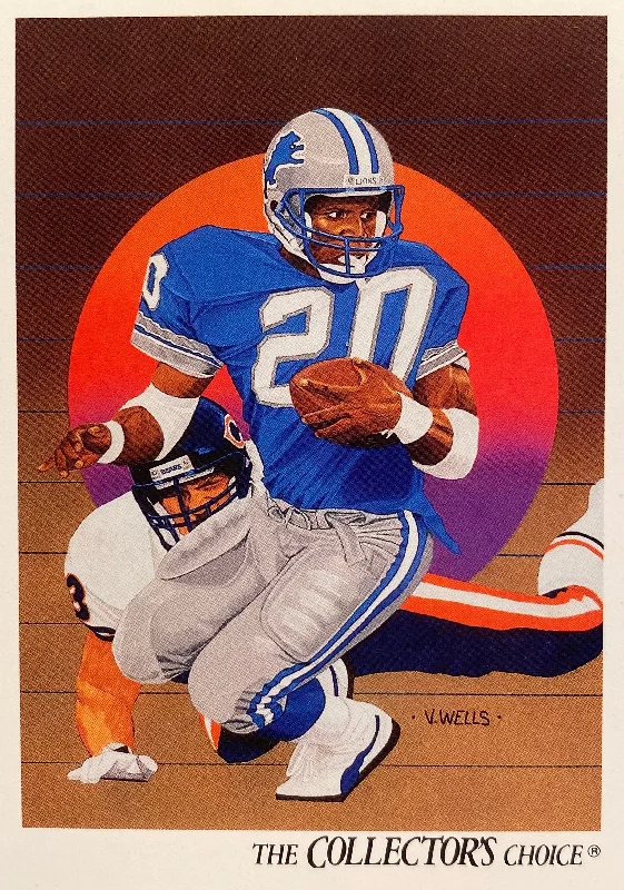 Barry Sanders Football Card Belts