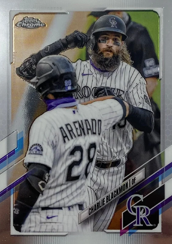 Charlie Blackmon Baseball Card Belts