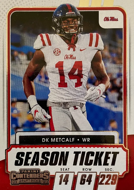 D.K. Metcalf Ole Miss Football Card Belts