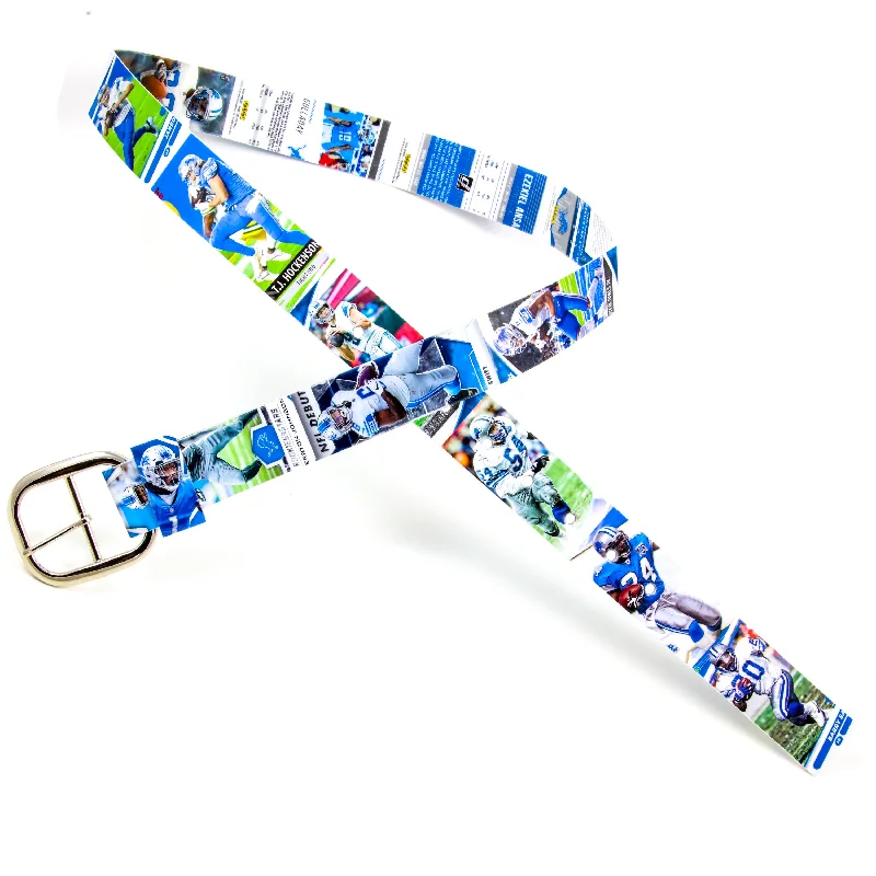 Detroit Lions Football Card Belt #4