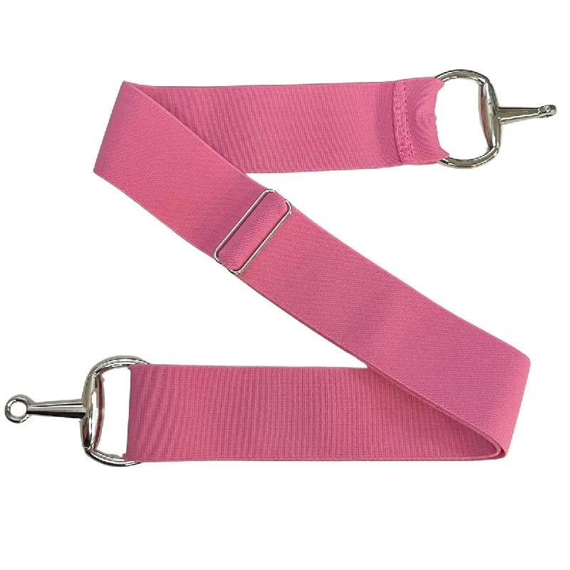 Elastic Snaffle Bit Belt in Bubblegum - One Size