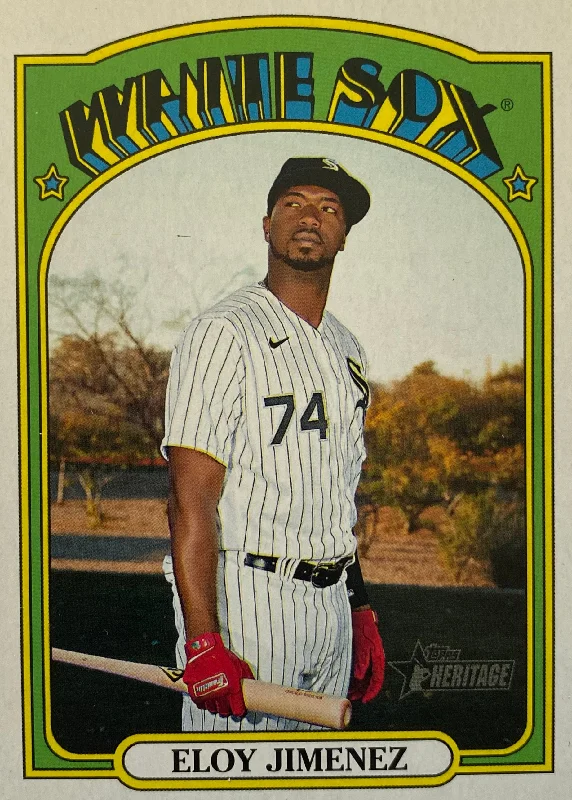 Eloy Jimenez Baseball Card Belts