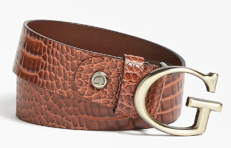 Guess Rafiie Belt In Cognac For Women