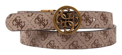 Guess Stephi Reversible Belt In Lattee For Women