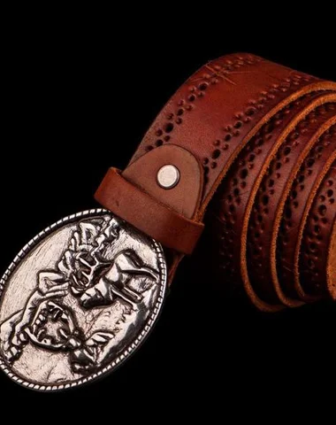 Handmade Leather Mens Belts Custom Cool Leather Men Belts for Men