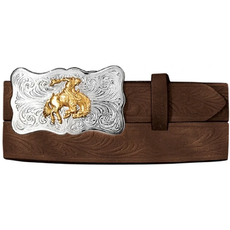 Leegin Embossed Cowhide Boys Belt Style 0189D