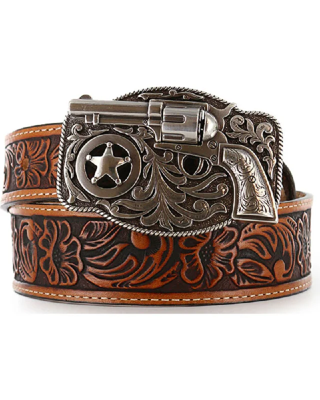 Leegin Justin Kids Tooled Leather Belt Style C30124