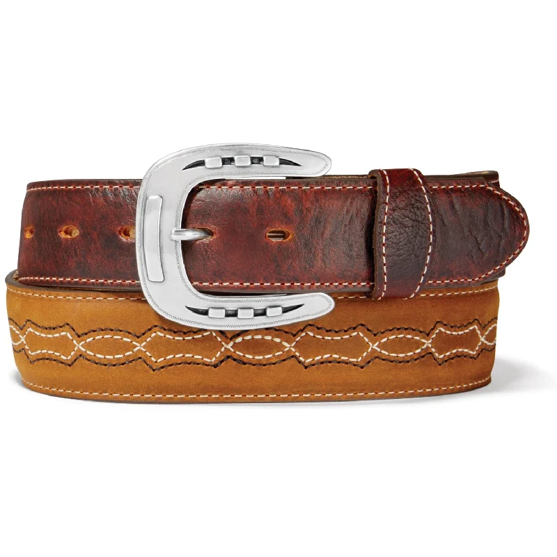 Leegin Mens Brown Maverick Belt Style C42745