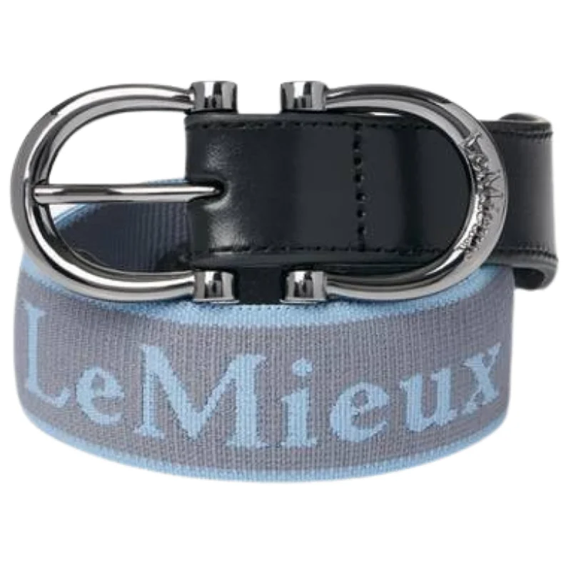 LeMieux Elasticated Belt in Denim - Medium