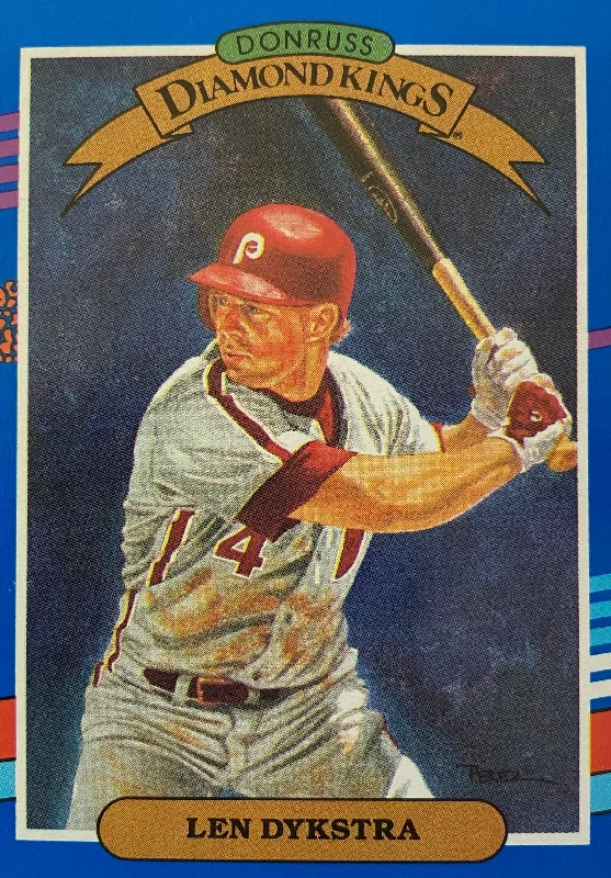 Lenny Dykstra Phillies Baseball Card Belts