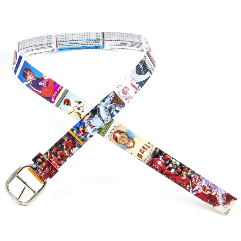 Los Angeles Angels Baseball Card Belt #7