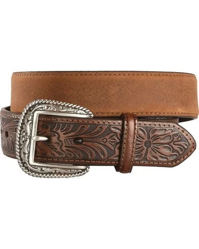 MF Western Ariat mens tooled belt Style A1010402