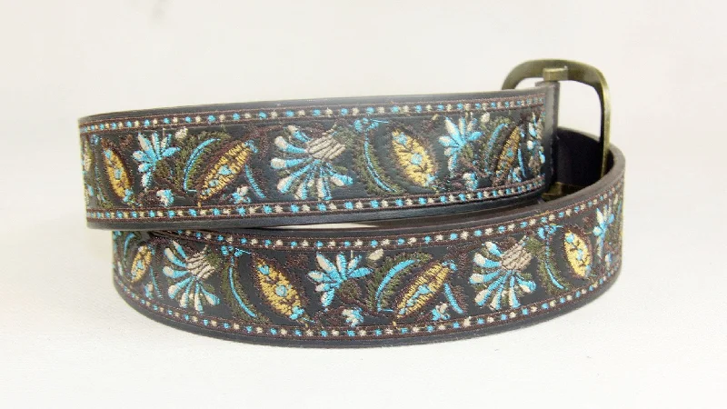 Women's Casual Embroidered Leather Belt Wholesale LA2045 1 dozen Per PACK