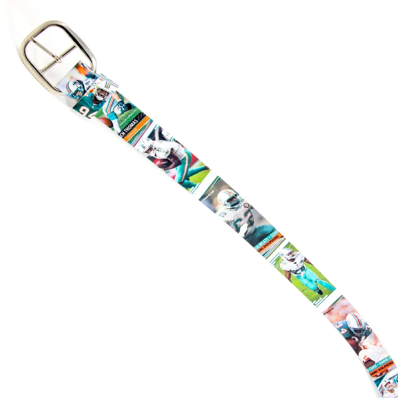 Miami Dolphins Football Card Belt #5