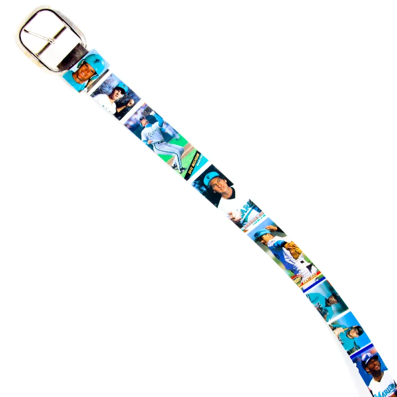 Miami Marlins Baseball Card Belt #9