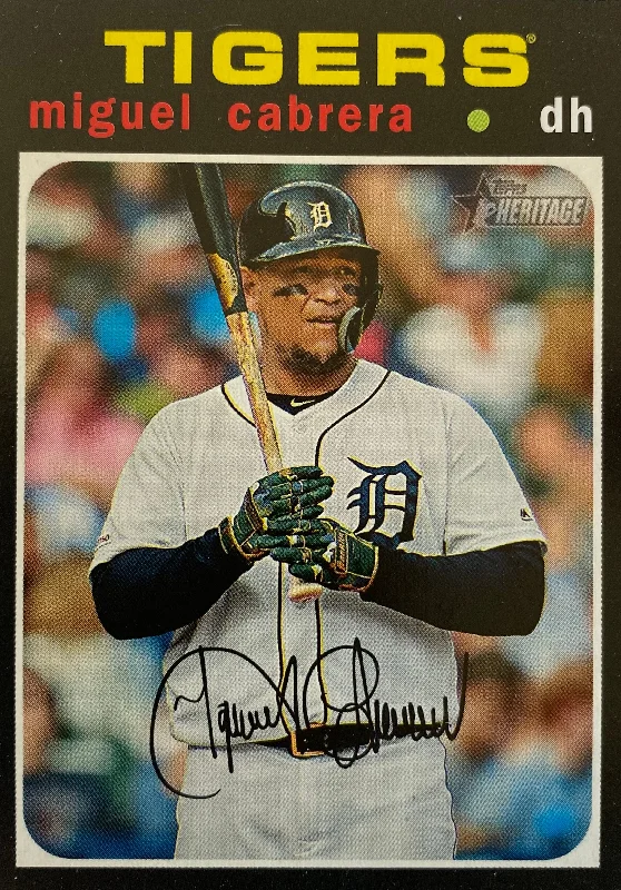 Miguel Cabrera Baseball Card Belts