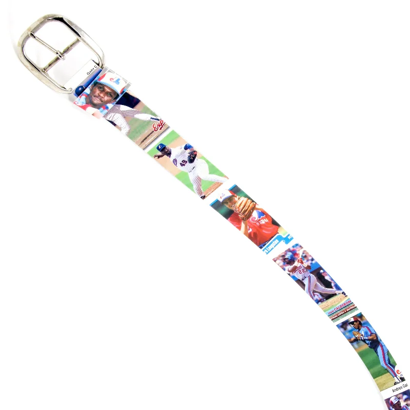 Montreal Expos Baseball Card Belt #8