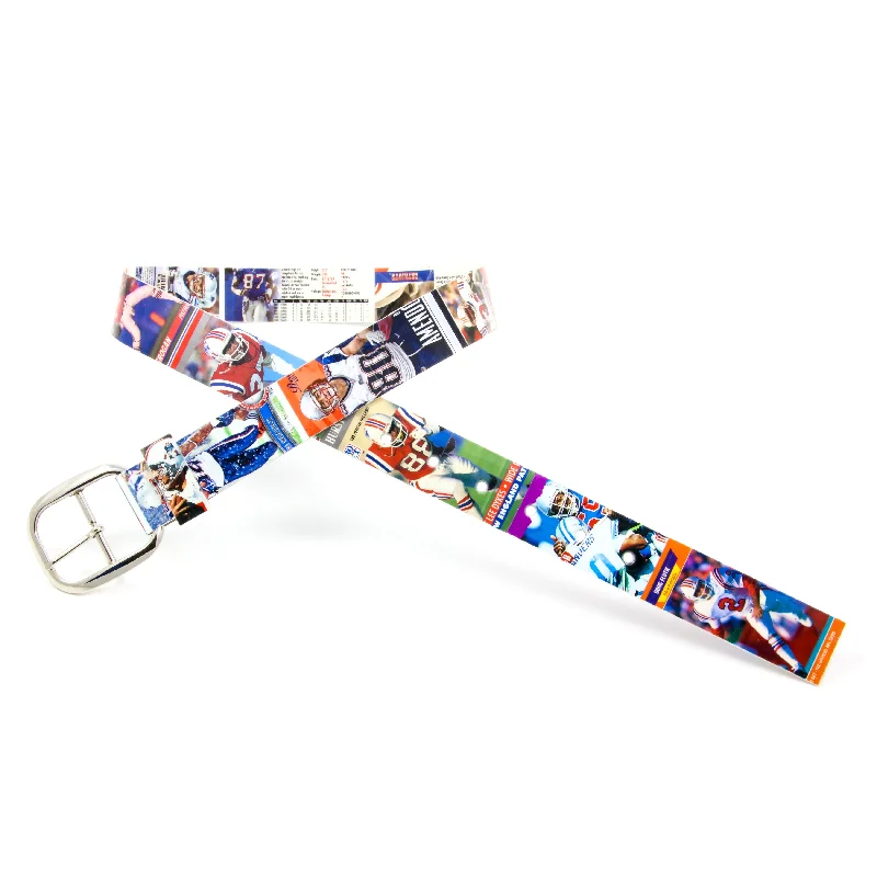 New England Patriots Football Card Belt