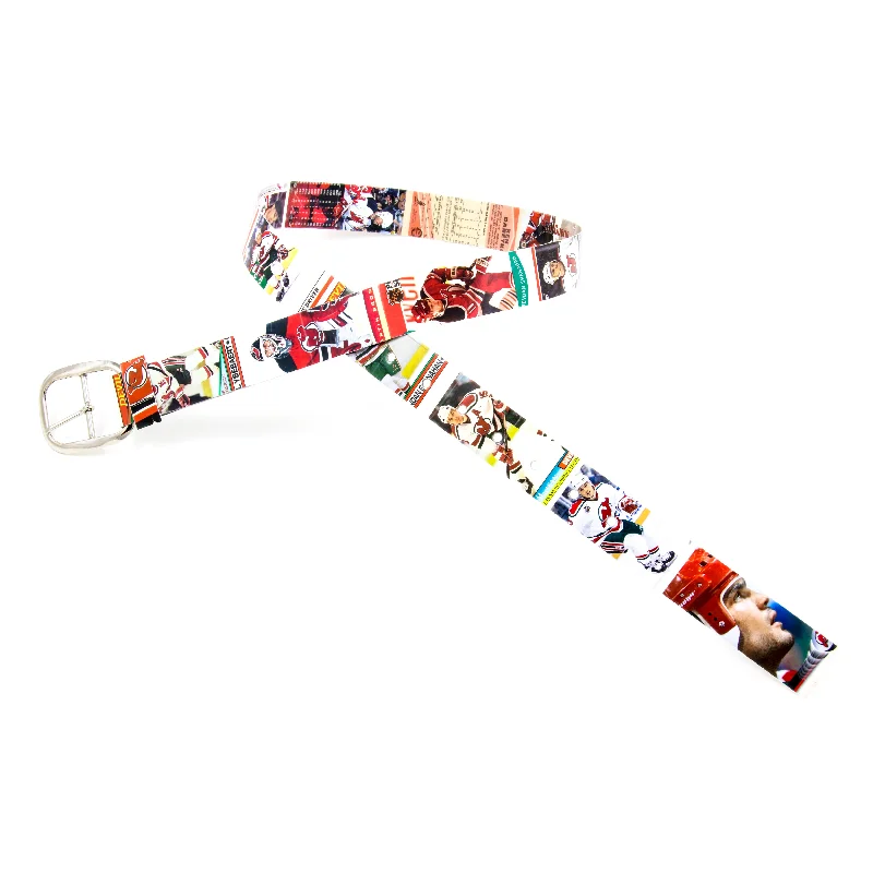 New Jersey Devils Hockey Card Belt