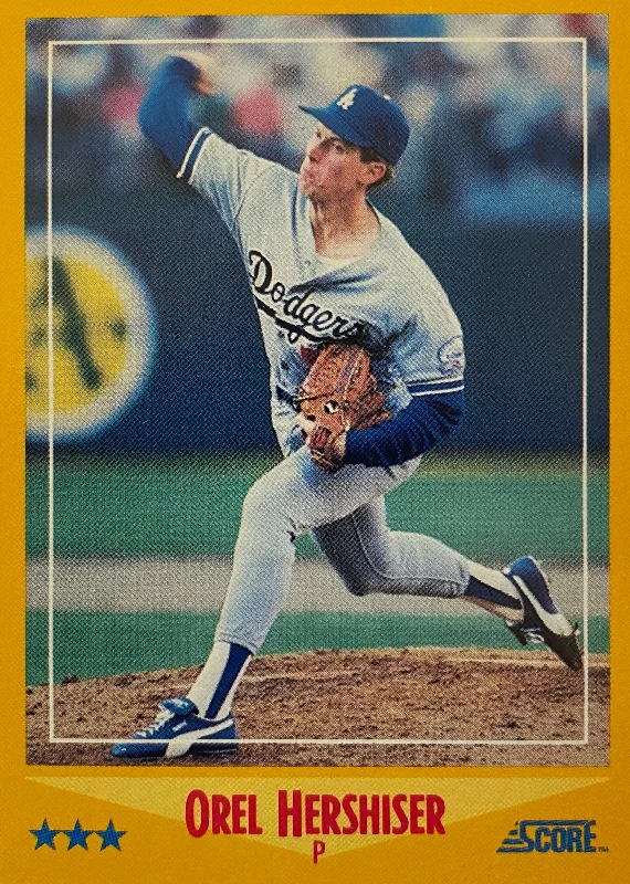 Orel Hershiser Baseball Card Belts