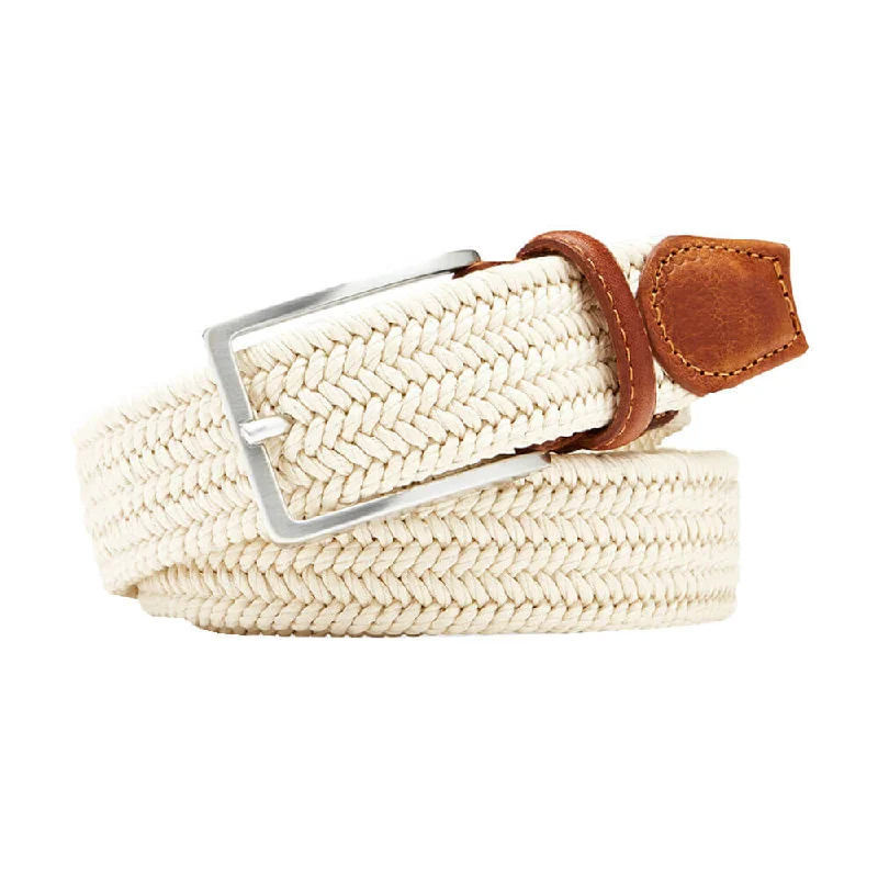 Peter Millar Waxed Braided Belt - Stone*