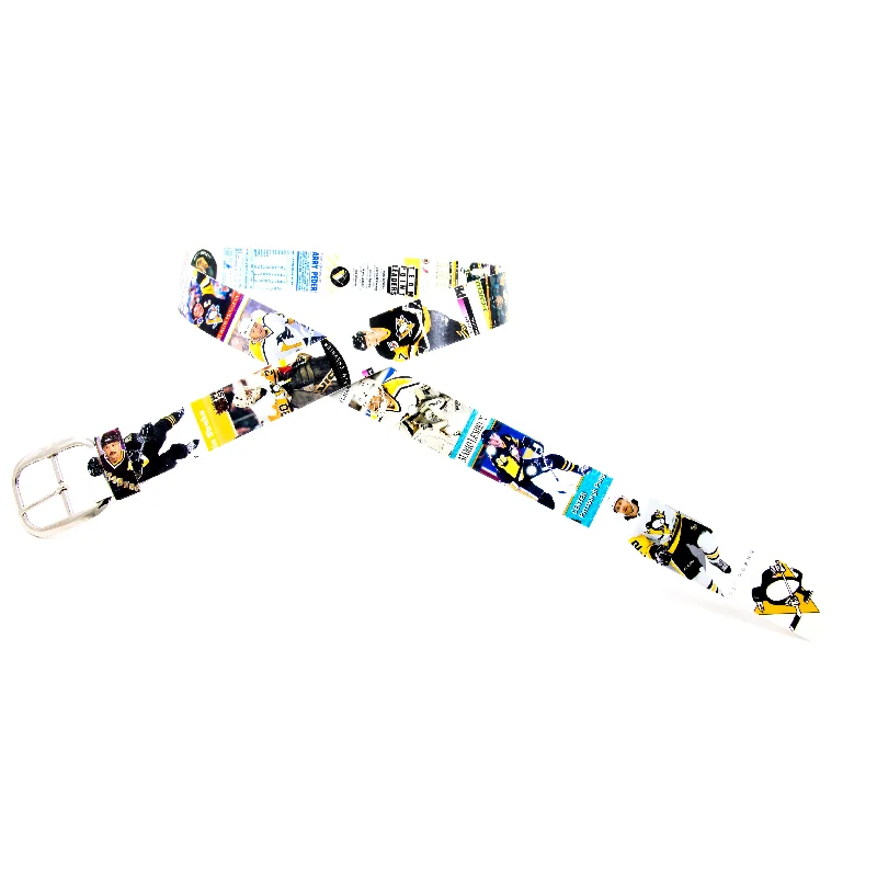 Pittsburgh Penguins Hockey Card Belt