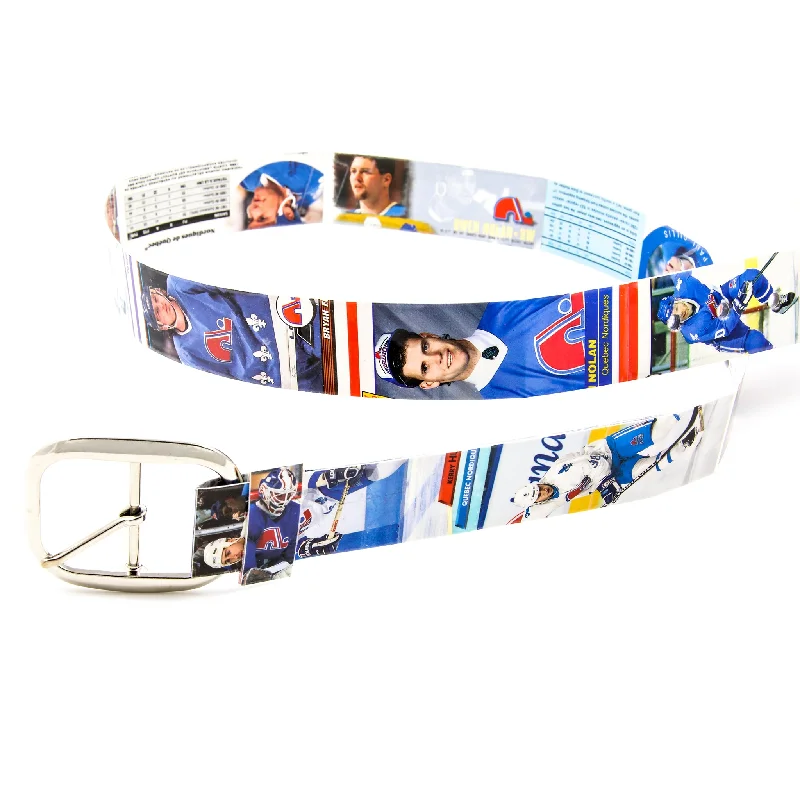 Quebec Nordiques Hockey Card Belt