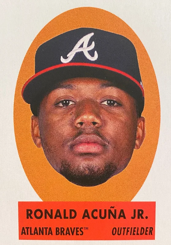 Ronald Acuna Jr. Baseball Card Belts