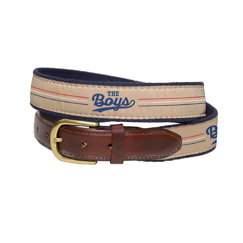 The Boys Leather Ribbon Belt