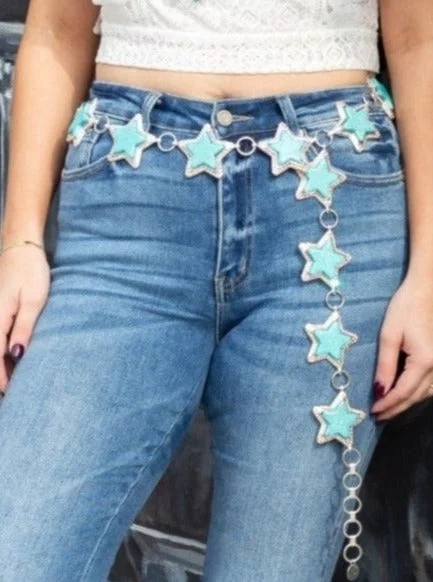 Turquoise Star Belt , Regular Size