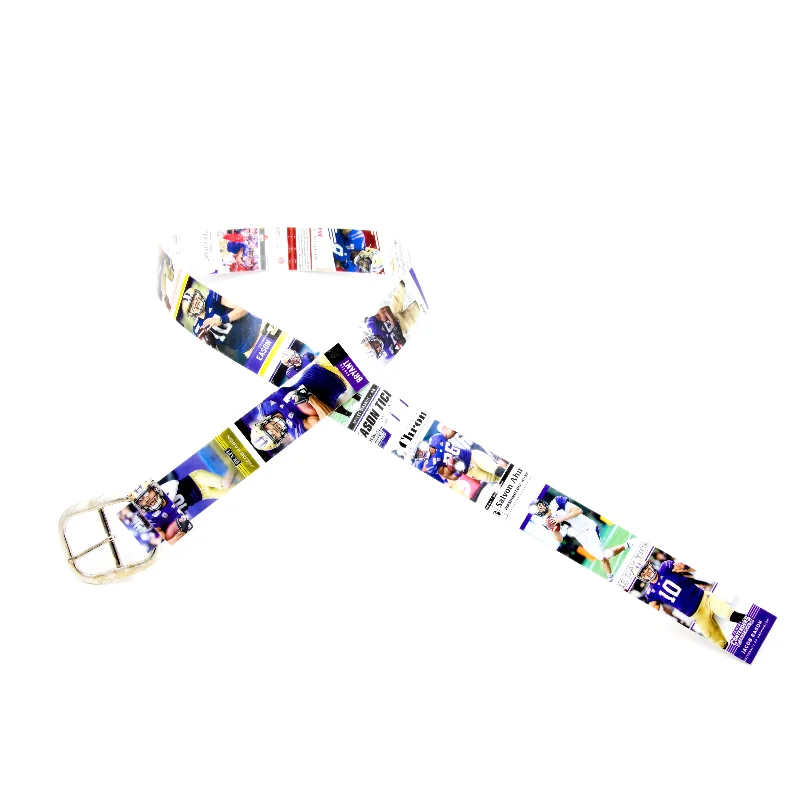 University of Washington Football Card Belt