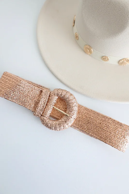 Vacay Straw Belt (FINAL SALE)