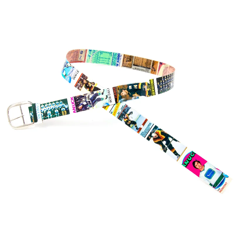 Vancouver Canucks Hockey Card Belt