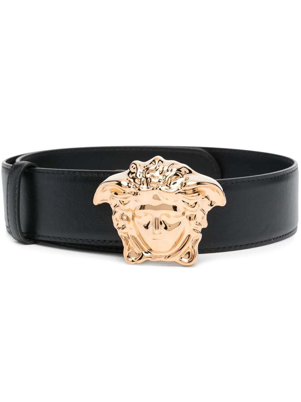 Versace Black Medusa Head Belt