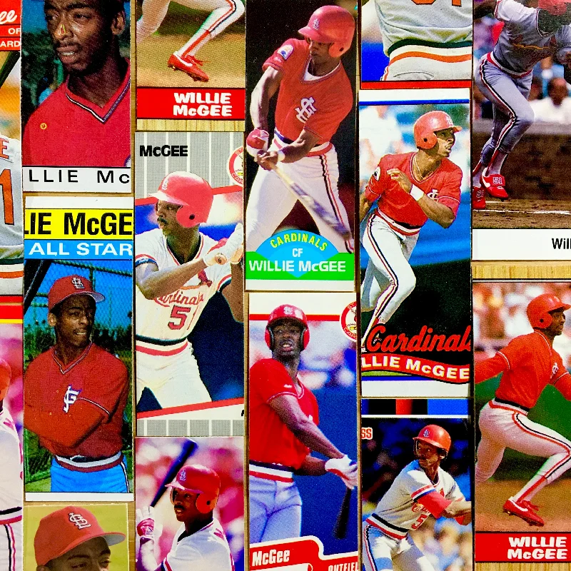 Willie McGee Baseball Card Belt