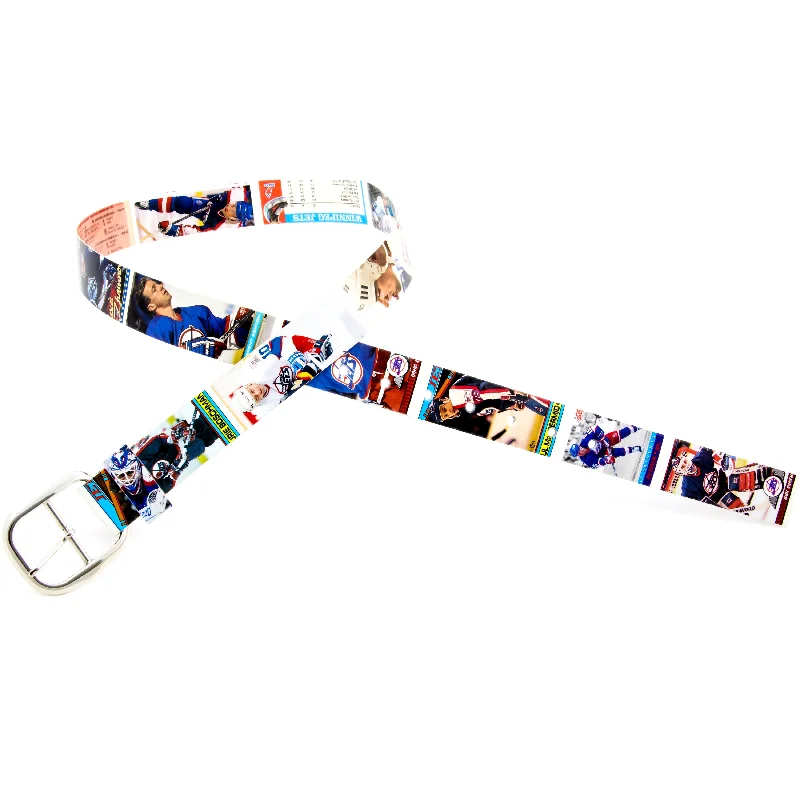 Winnipeg Jets Hockey Card Belt